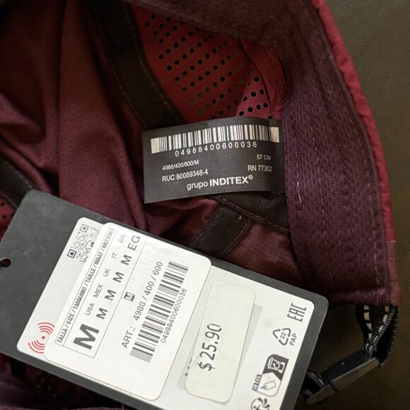 Zara: Color Block Running Cap - Picture 3 of 8